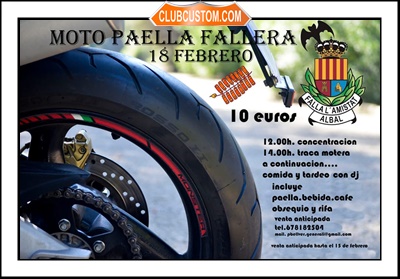 Moto Paella fallera