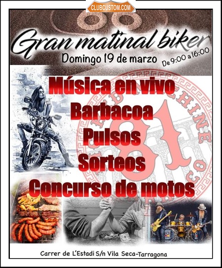 Matinal Biker HAMC Tarraco