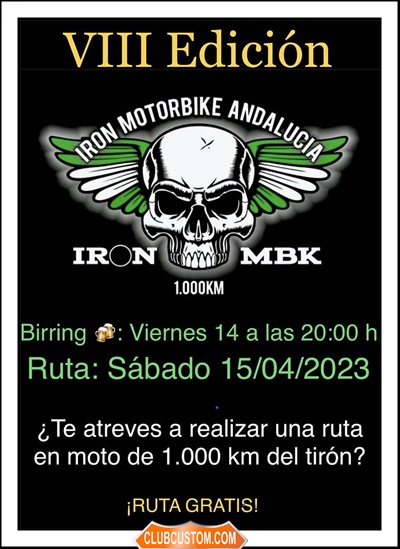 15 de Abril VIII Iron Motorbike Andalucia