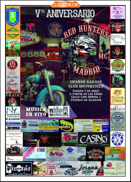 V Aniversario Red Hunters MC
